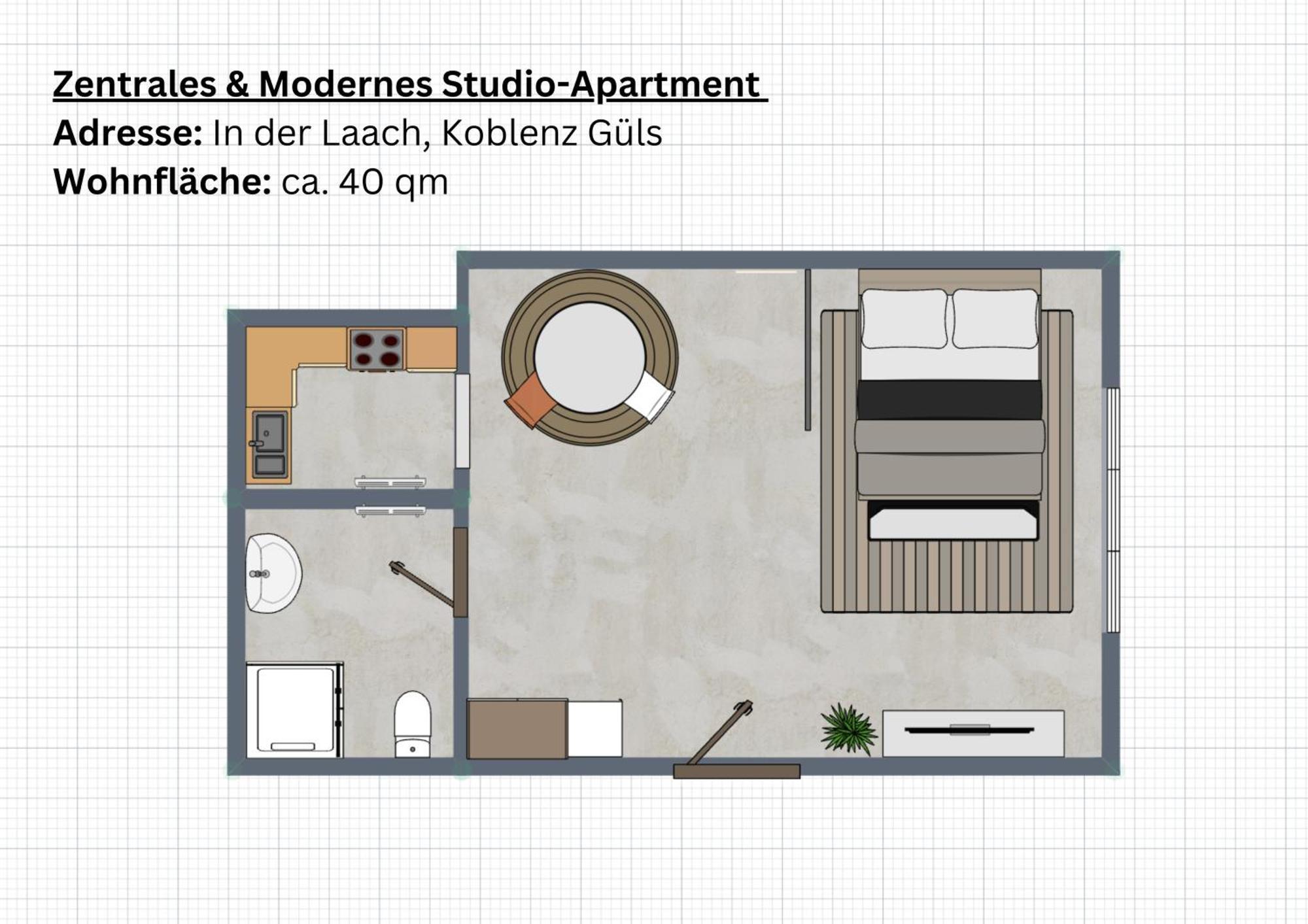 Gemuetliches & Modernes Apartment 科布倫茨 外观 照片